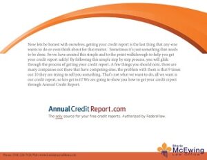 McEwing Annual Credit Report